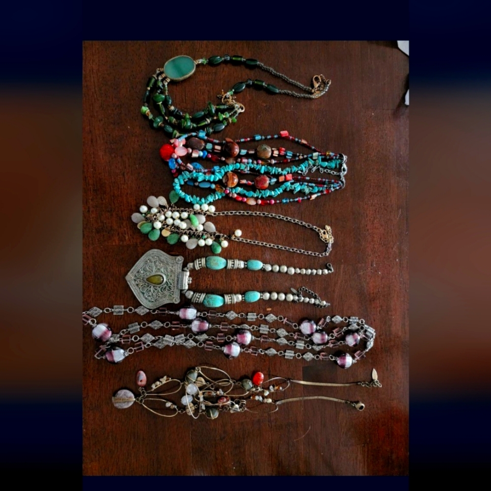 Boho necklaces